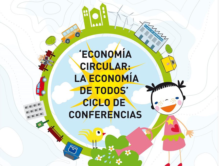 Cartel de las conferencias sobre economía circular en León