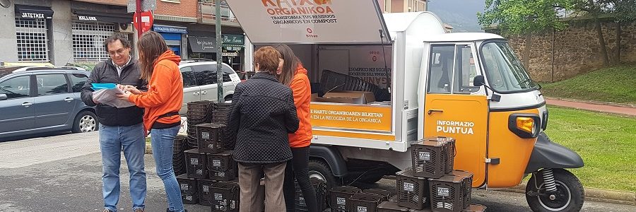 La recogida de residuos orgánicos ya llega a todos los barrios de Bilbao