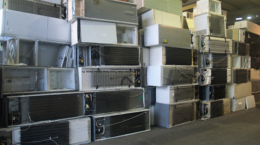 aparatos refrigeradores para su reciclaje