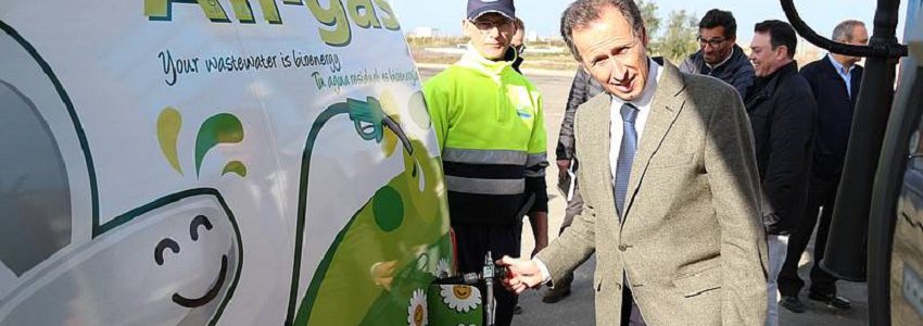 Chiclana ya cuenta con siete vehículos de biogás generado con residuos de EDAR