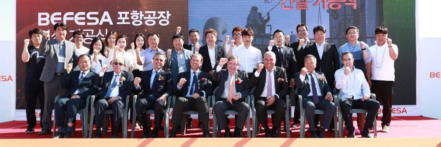 Befesa construye una planta de lavado de polvo de acería reciclado en Corea del Sur