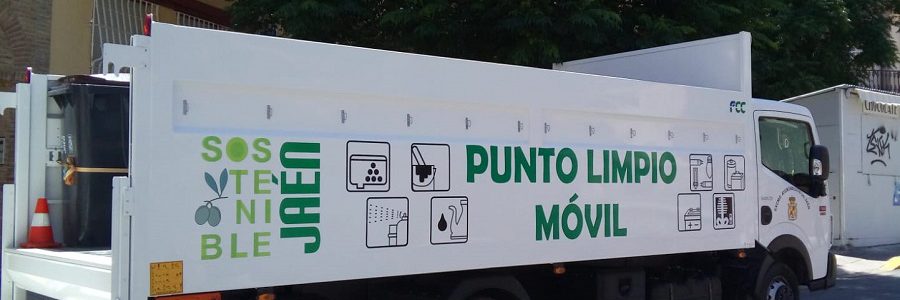 Jaén amplía el servicio del punto limpio móvil