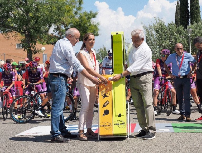 Ambilamp, presente en la salida de Valls de la Vuelta Ciclista a España