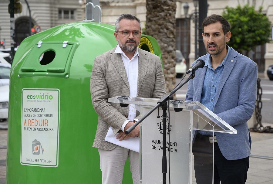 Nueva campaña de reciclaje de vidrio en el canal HORECA en Valencia