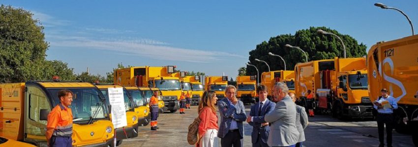 Sevilla invertirá 2,2 millones en nuevos vehículos eléctricos para la limpieza viaria