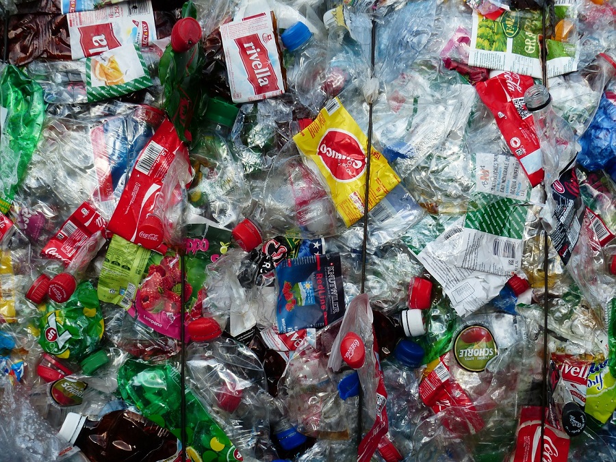 Residuos de plástico para reciclar