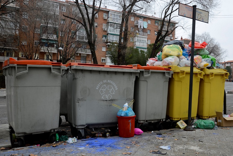 Madrid, la tercera ciudad de Europa que más residuos genera