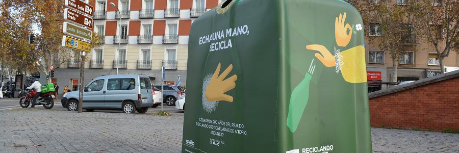Ecovidrio reta a los madrileños a reciclar 200 toneladas de vidrio para celebrar el bicentenario del Museo del Prado