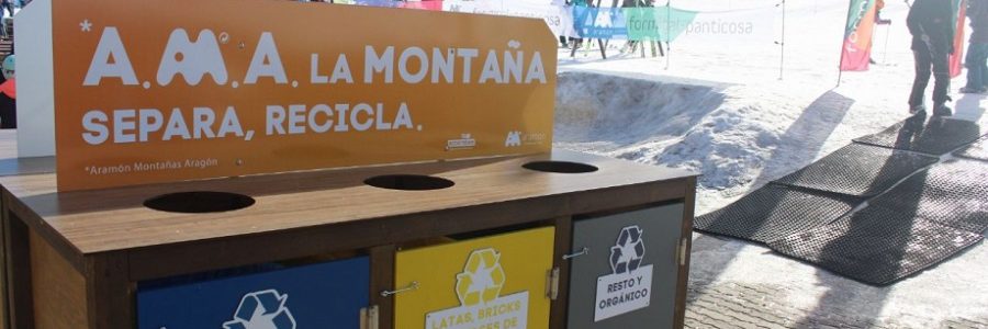 Fomentando el reciclaje en las estaciones de esquí