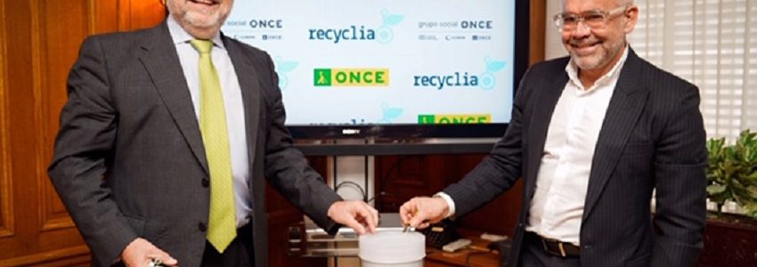 La ONCE reciclará sus residuos electrónicos a través de Recyclia