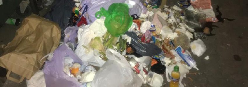 Castellón alerta del riesgo sanitario de dejar las bolsas de basura fuera del contenedor