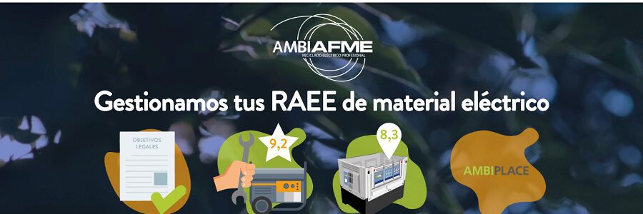 AMBIAFME lanza una nueva web sobre gestión de residuos de material eléctrico