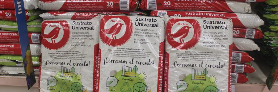 Alcampo comercializa un sustrato obtenido de sus propios residuos orgánicos