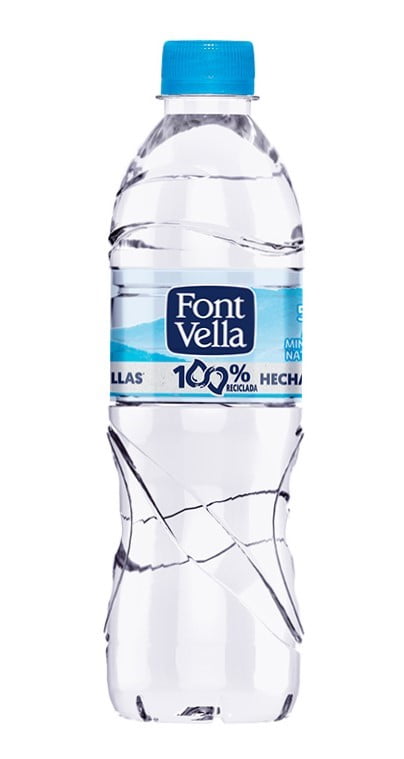 Font Vella lanza una botella fabricada íntegramente con plástico