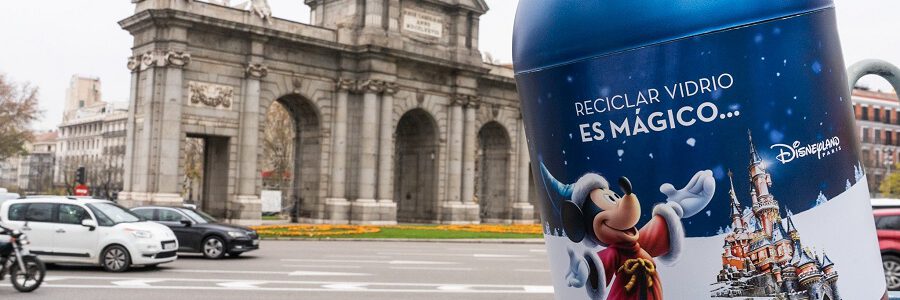 Disneyland Paris y Ecovidrio se unen en una campaña de concienciación sobre el reciclaje de vidrio