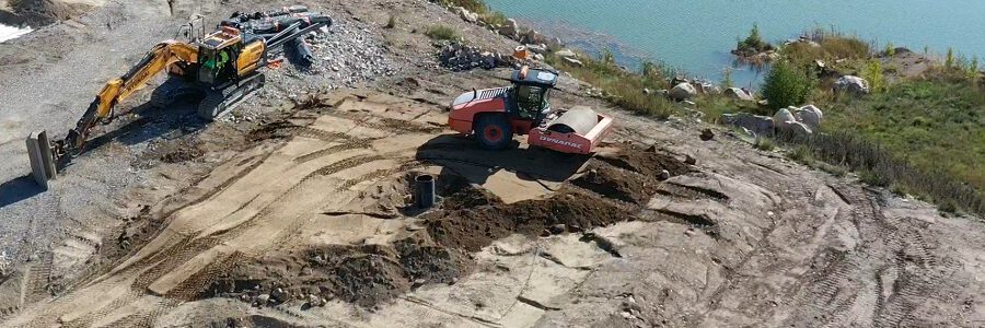 El proyecto PaperChain prueba el uso de residuos de la industria papelera para sellar escombreras mineras