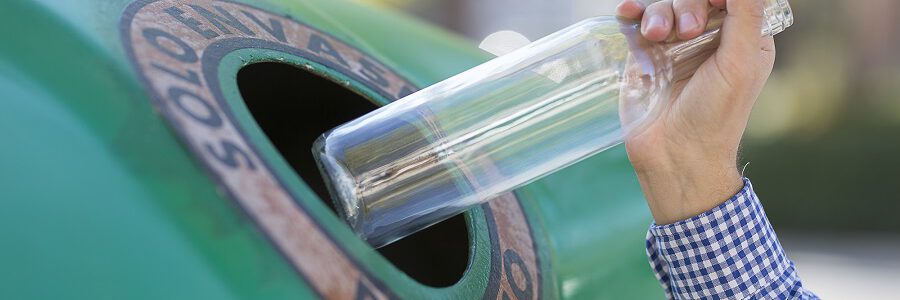 España alcanza una tasa de reciclado de envases de vidrio del 76,8%