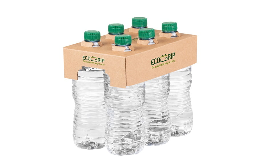 Nueva solución en cartón para unir botellas