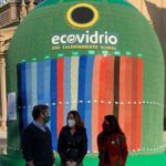 Ecovidrio muestra en el contenedor más grande del mundo la evolución de la temperatura global y cómo el reciclaje de vidrio contribuye a luchar contra el cambio climático
