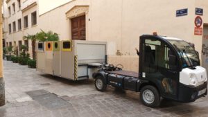 Nuevo sistema de recogida de residuos en la zona monumental de Valencia