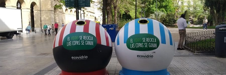 Ecovidrio homenajea al Athletic Club y a la Real Sociedad de cara al histórico derbi vasco en la final de la Copa del Rey