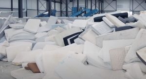 Colchones fuera de uso para reciclar