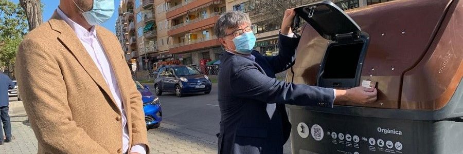 Comienza la instalación masiva de contenedores para la recogida de biorresiduos en Palma