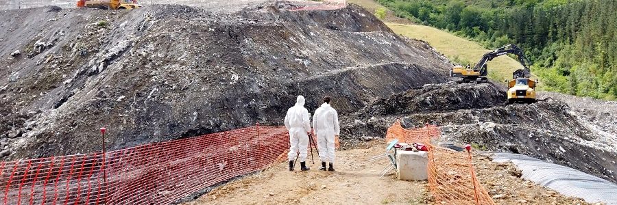 Finaliza el operativo de búsqueda en el vertedero de Zaldibar sin hallar el cuerpo de Joaquín Beltrán