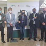 El consejero delegado de Recyclia y la presidenta de la Fundación Ecomar visitan el complejo medioambiental de Sogama