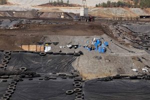 Denuncian un posible vertido irregular en el vertedero de Nerva