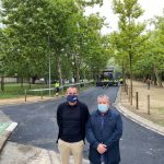 Banyoles asfalta una calle con 555 kilos de residuos plásticos reciclados