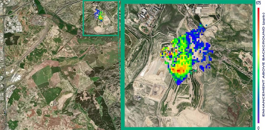 Detectadas grandes emisiones de metano en dos vertederos de Madrid