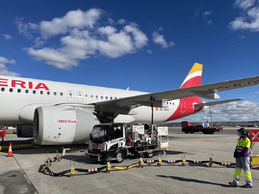 Primer vuelo en España con biocombustible a partir de residuos