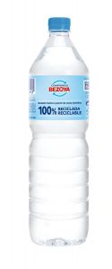 Botellas de plástico reciclado de Bezoya