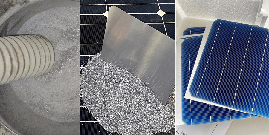 Nuevo método de reciclaje de silicio de módulos fotovoltaicos