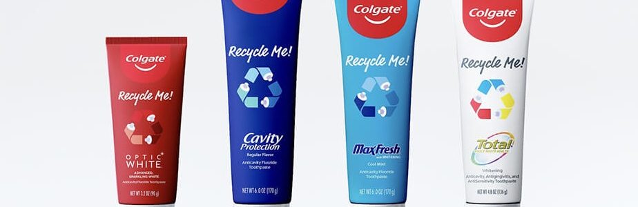 Colgate lanza sus primeros tubos de pasta de dientes reciclables