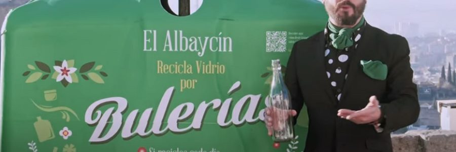 Una campaña benéfica reta a los granadinos a aumentar el reciclaje de vidrio