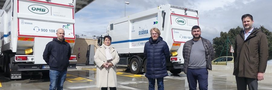 Segovia incorpora vehículos de gas natural comprimido al servicio de recogida de residuos