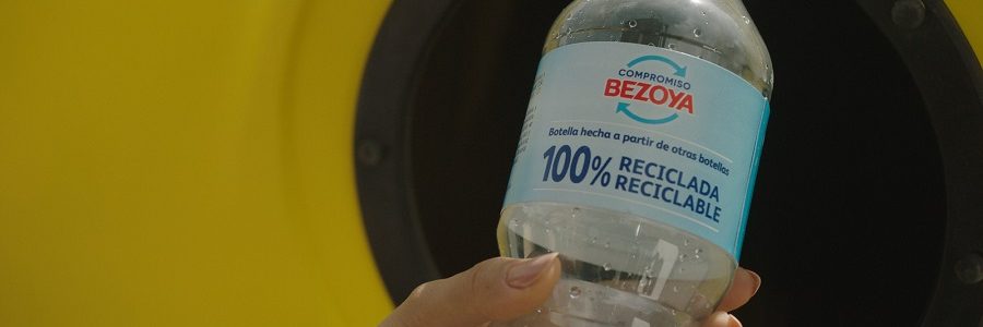 Bezoya certifica todos sus envases como 100% plástico reciclado