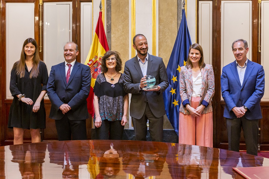 Homenaje al vidrio en el Congreso de los Diputados