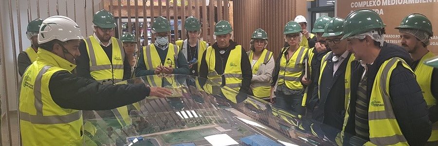 El clúster de la industria ambiental de Galicia Viratec visita Sogama para conocer su modelo de gestión de residuos