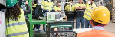 Indumetal Recycling realiza nuevos ensayos de compatibilidad entre robots y humanos para desmantelar residuos electrónicos