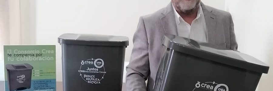 El Consorcio CREA entregará cubos para la separación de residuos a los usuarios de los puntos limpios