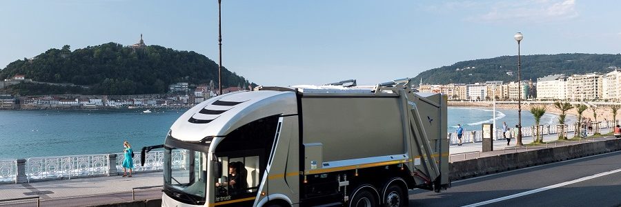 Donostia incorporará dos camiones de recogida de residuos totalmente eléctricos