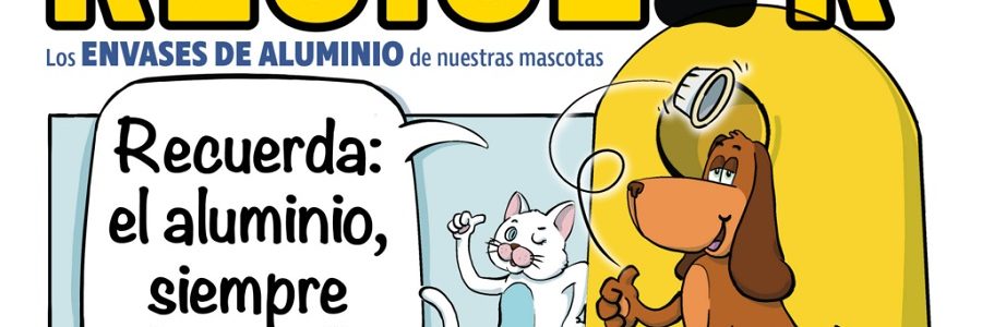 Una campaña recuerda que los envases de comida para mascotas también se reciclan