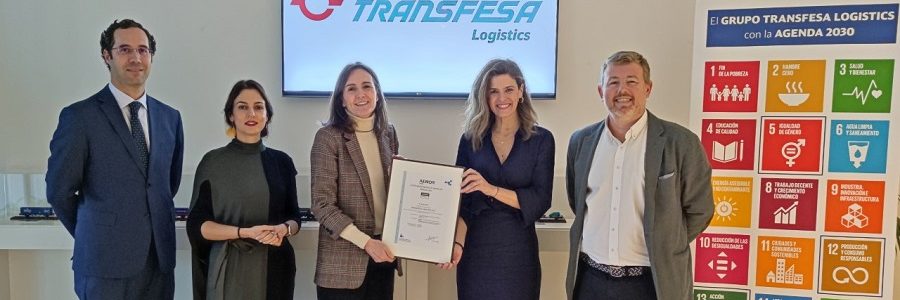 Transfesa Logistics, primera empresa del sector ferroviario con certificado Residuo Cero de Aenor