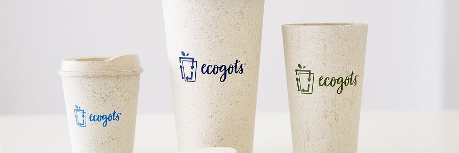 Ecogots: vasos reutilizables fabricados a partir de cáscara de arroz