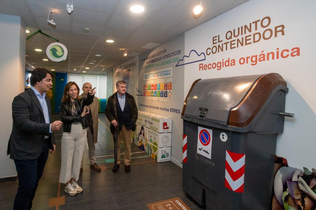 Aula ambiental del centro de tratamiento de residuos urbanos de Zaragoza