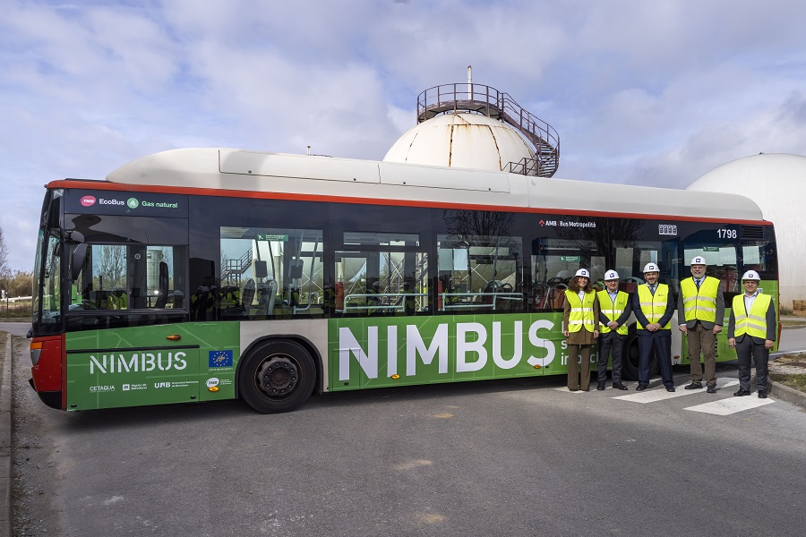 Una planta de biometano a partir de lodos alimentará un autobús en el proyecto NIMBUS