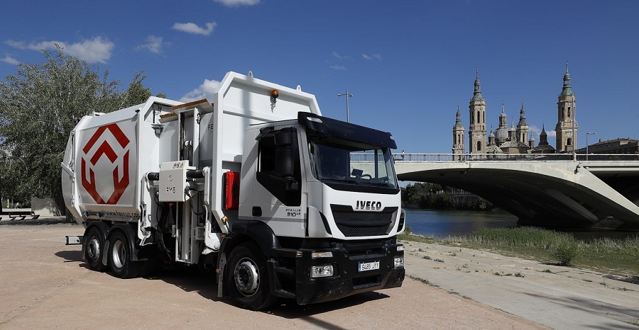 Nuevos camionnes de recogida de residuos en Zaragoza